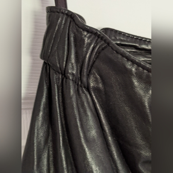 Butter Soft Leather Midi Skirt - Picture 4 of 13